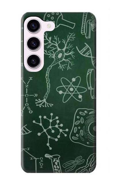 S3211 Science Green Board Case Cover Custodia per Samsung Galaxy S23