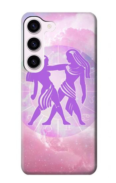 S3259 Zodiac Gemini Case Cover Custodia per Samsung Galaxy S23