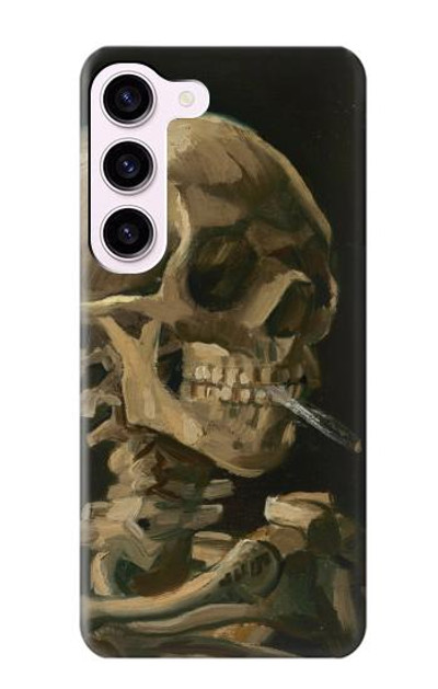 S3358 Vincent Van Gogh Skeleton Cigarette Case Cover Custodia per Samsung Galaxy S23