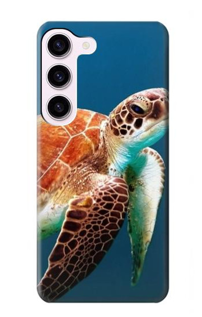 S3497 Green Sea Turtle Case Cover Custodia per Samsung Galaxy S23