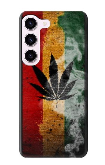 S3890 Reggae Rasta Flag Smoke Case Cover Custodia per Samsung Galaxy S23