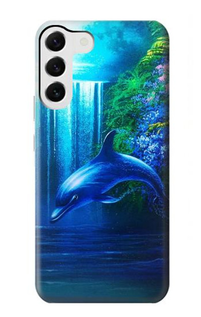 S0385 Dolphin Case Cover Custodia per Samsung Galaxy S23 Plus