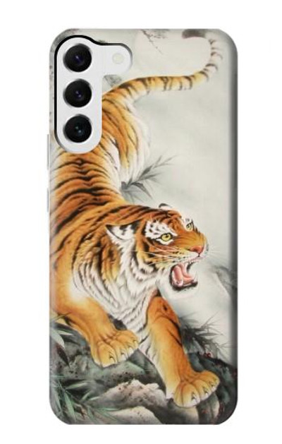 S2751 Chinese Tiger Brush Painting Case Cover Custodia per Samsung Galaxy S23 Plus