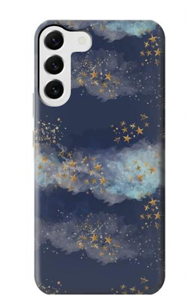 S3364 Gold Star Sky Case Cover Custodia per Samsung Galaxy S23 Plus