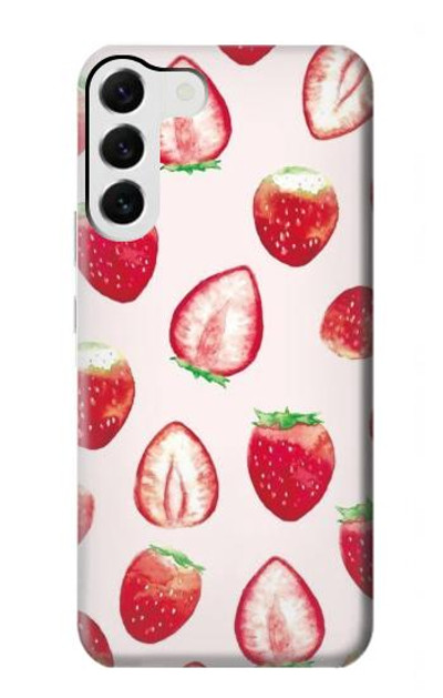 S3481 Strawberry Case Cover Custodia per Samsung Galaxy S23 Plus