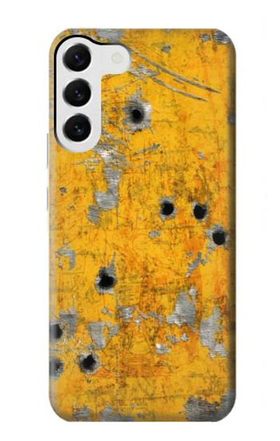 S3528 Bullet Rusting Yellow Metal Case Cover Custodia per Samsung Galaxy S23 Plus