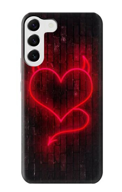 S3682 Devil Heart Case Cover Custodia per Samsung Galaxy S23 Plus