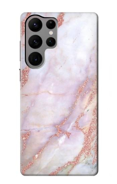 S3482 Soft Pink Marble Graphic Print Case Cover Custodia per Samsung Galaxy S23 Ultra