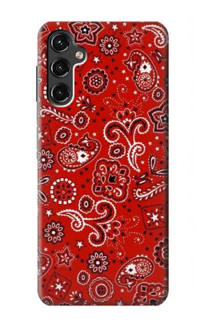 S3354 Red Classic Bandana Case Cover Custodia per Samsung Galaxy A14 5G