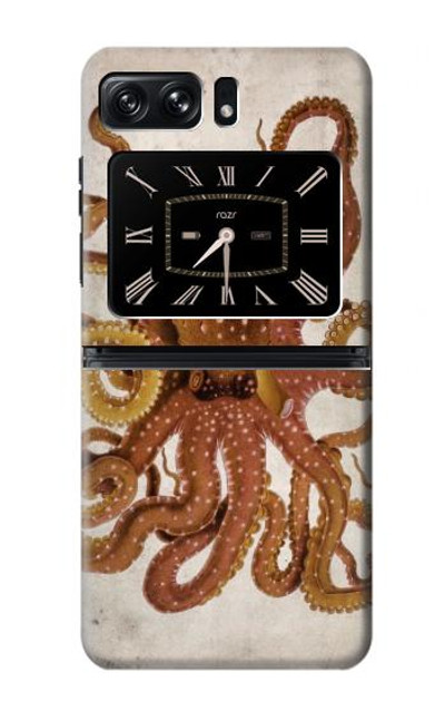 S2801 Vintage Octopus Case Cover Custodia per Motorola Moto Razr 2022