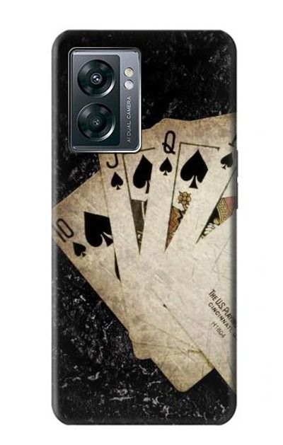 S3231 Vintage Royal Straight Flush Cards Case Cover Custodia per OnePlus Nord N300