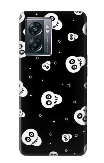 S3261 Smile Skull Halloween Pattern Case Cover Custodia per OnePlus Nord N300