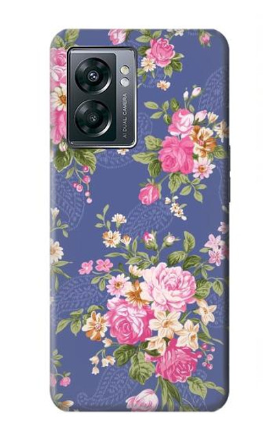 S3265 Vintage Flower Pattern Case Cover Custodia per OnePlus Nord N300