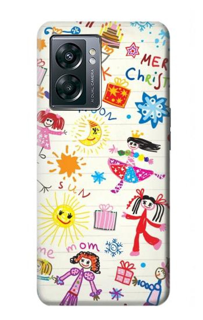 S3280 Kids Drawing Case Cover Custodia per OnePlus Nord N300