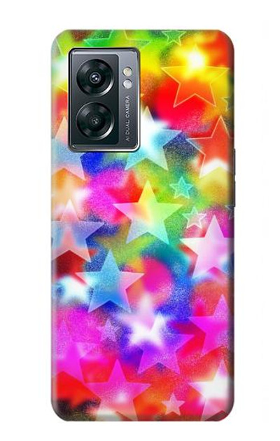 S3292 Colourful Disco Star Case Cover Custodia per OnePlus Nord N300