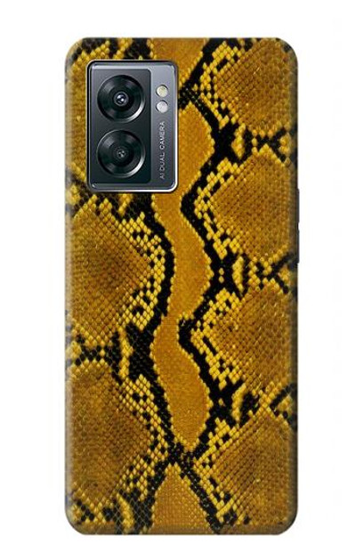 S3365 Yellow Python Skin Graphic Print Case Cover Custodia per OnePlus Nord N300