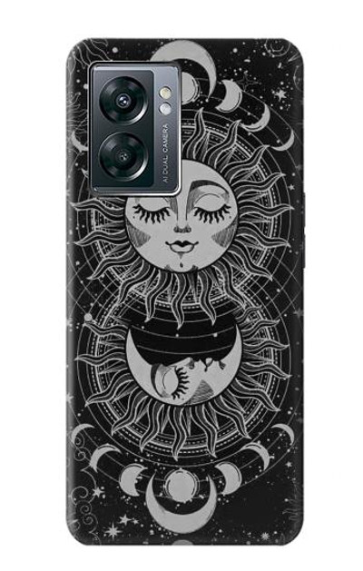 S3854 Mystical Sun Face Crescent Moon Case Cover Custodia per OnePlus Nord N300