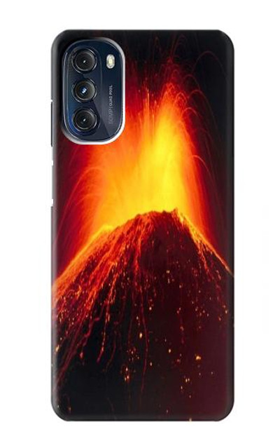 S0745 Volcano Lava Case Cover Custodia per Motorola Moto G 5G (2023)