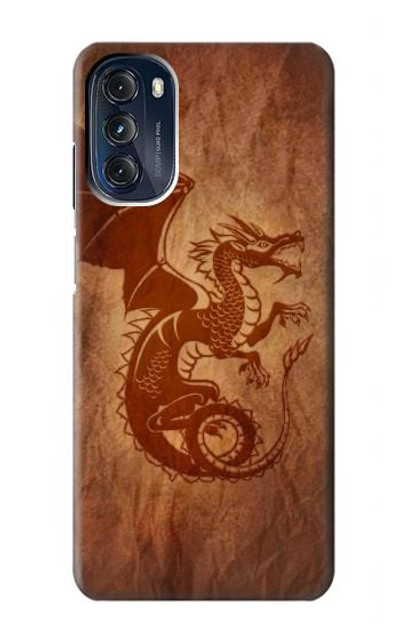 S3086 Red Dragon Tattoo Case Cover Custodia per Motorola Moto G 5G (2023)