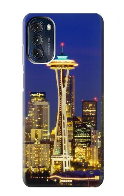 S3550 Space Needle Seattle Skyline Case Cover Custodia per Motorola Moto G 5G (2023)