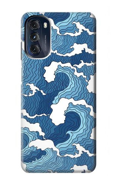 S3751 Wave Pattern Case Cover Custodia per Motorola Moto G 5G (2023)