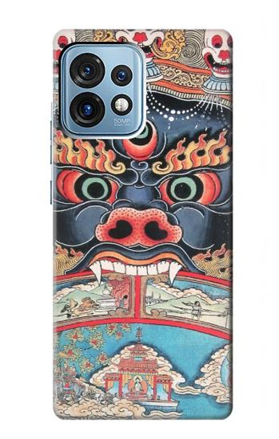 S0572 Tibet Art Case Cover Custodia per Motorola Edge+ (2023), X40, X40 Pro, Edge 40 Pro