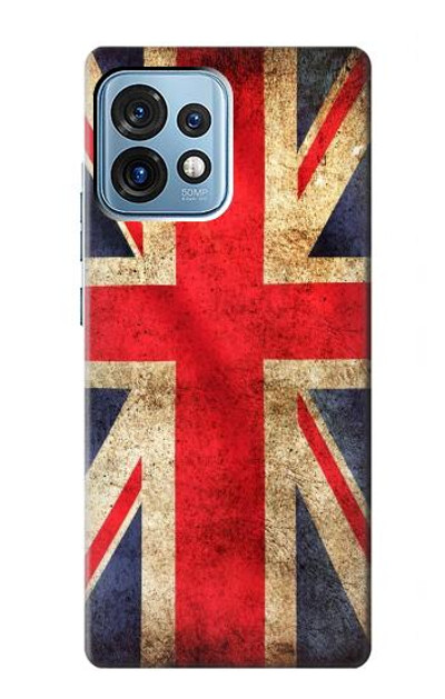 S2303 British UK Vintage Flag Case Cover Custodia per Motorola Edge+ (2023), X40, X40 Pro, Edge 40 Pro