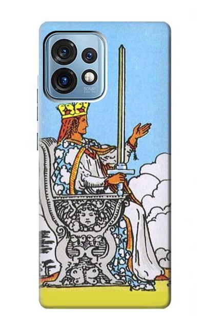 S3068 Tarot Card Queen of Swords Case Cover Custodia per Motorola Edge+ (2023), X40, X40 Pro, Edge 40 Pro