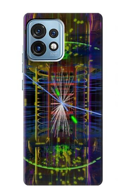 S3545 Quantum Particle Collision Case Cover Custodia per Motorola Edge+ (2023), X40, X40 Pro, Edge 40 Pro