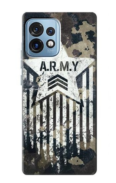 S3666 Army Camo Camouflage Case Cover Custodia per Motorola Edge+ (2023), X40, X40 Pro, Edge 40 Pro