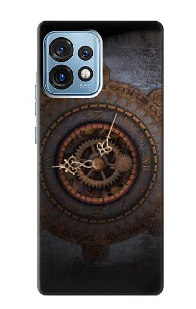 S3908 Vintage Clock Case Cover Custodia per Motorola Edge+ (2023), X40, X40 Pro, Edge 40 Pro