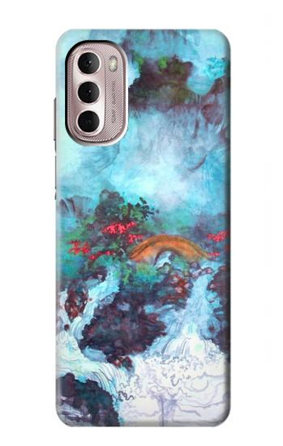 S2724 White Dragon Pool Lui Haisu Case Cover Custodia per Motorola Moto G Stylus 4G (2022)