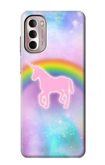 S3070 Rainbow Unicorn Pastel Sky Case Cover Custodia per Motorola Moto G Stylus 4G (2022)