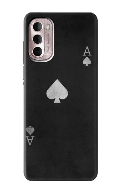 S3152 Black Ace of Spade Case Cover Custodia per Motorola Moto G Stylus 4G (2022)