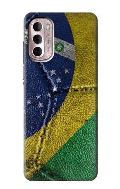 S3297 Brazil Flag Vintage Football Graphic Case Cover Custodia per Motorola Moto G Stylus 4G (2022)