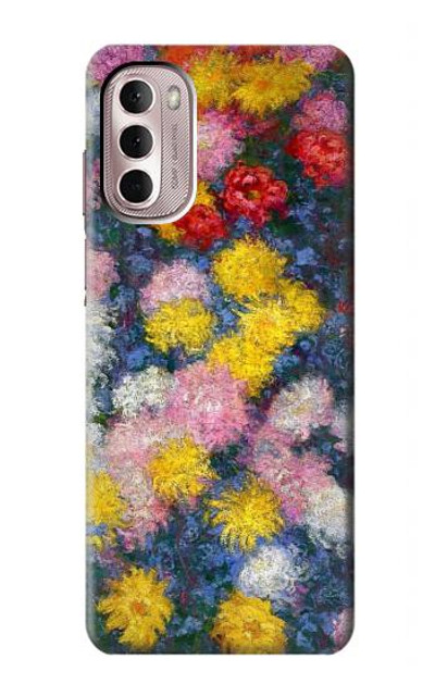 S3342 Claude Monet Chrysanthemums Case Cover Custodia per Motorola Moto G Stylus 4G (2022)