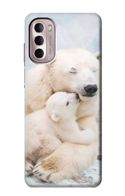 S3373 Polar Bear Hug Family Case Cover Custodia per Motorola Moto G Stylus 4G (2022)