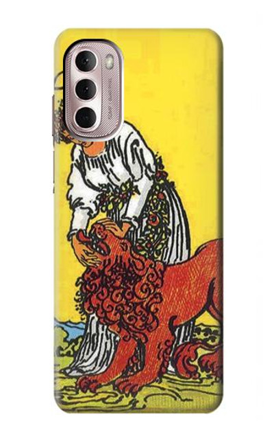 S3458 Strength Tarot Card Case Cover Custodia per Motorola Moto G Stylus 4G (2022)