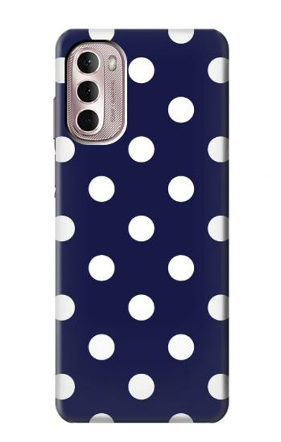 S3533 Blue Polka Dot Case Cover Custodia per Motorola Moto G Stylus 4G (2022)