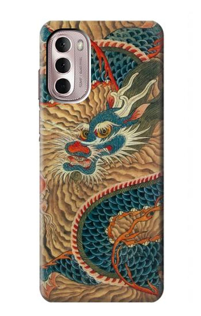 S3541 Dragon Cloud Painting Case Cover Custodia per Motorola Moto G Stylus 4G (2022)