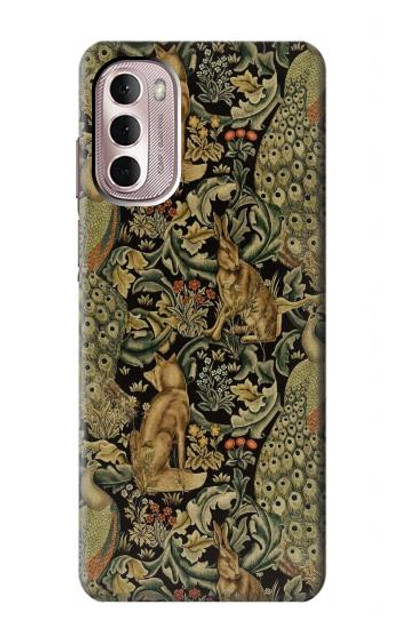 S3661 William Morris Forest Velvet Case Cover Custodia per Motorola Moto G Stylus 4G (2022)