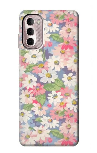 S3688 Floral Flower Art Pattern Case Cover Custodia per Motorola Moto G Stylus 4G (2022)