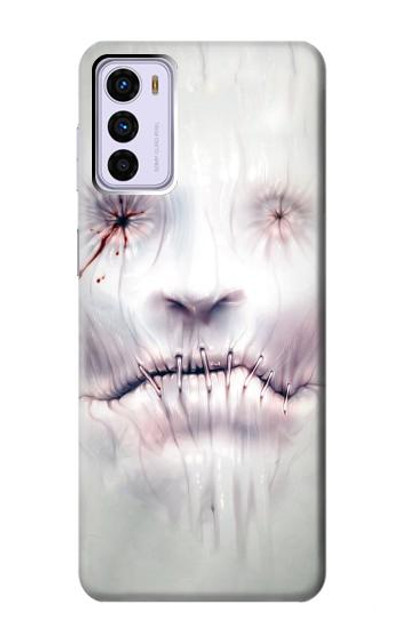 S0884 Horror Face Case Cover Custodia per Motorola Moto G42