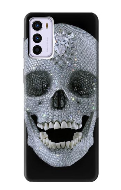 S1286 Diamond Skull Case Cover Custodia per Motorola Moto G42