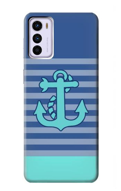 S2081 Nautical Anchor Case Cover Custodia per Motorola Moto G42