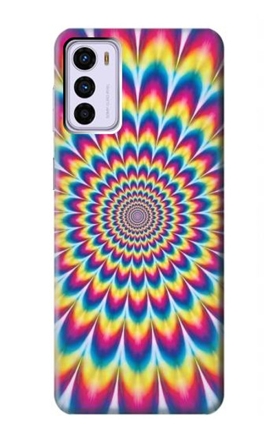 S3162 Colorful Psychedelic Case Cover Custodia per Motorola Moto G42