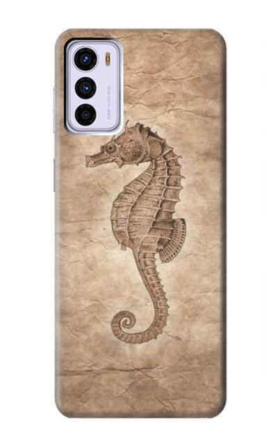 S3214 Seahorse Skeleton Fossil Case Cover Custodia per Motorola Moto G42