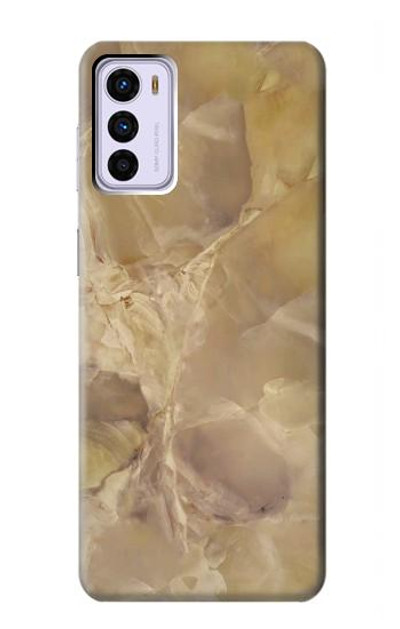 S3240 Yellow Marble Stone Case Cover Custodia per Motorola Moto G42