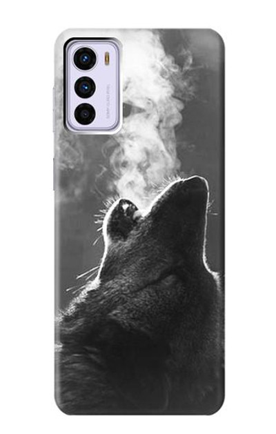 S3505 Wolf Howling Case Cover Custodia per Motorola Moto G42