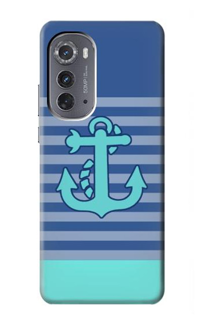 S2081 Nautical Anchor Case Cover Custodia per Motorola Edge (2022)